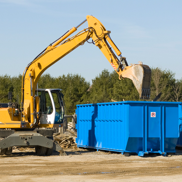 can i rent a residential dumpster for a construction project in Tower City